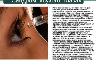 Установлена связь между “синдромом сухого глаза” и облысением – все о зрении